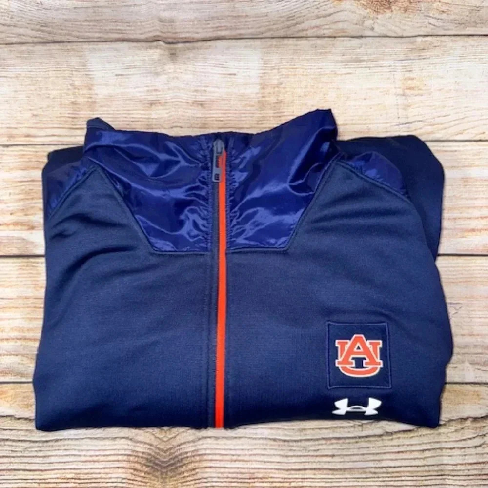 Under Armour Mens Auburn University Full Zip Jacket size XXL - Picture 3 of 4